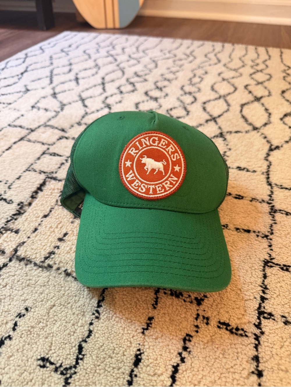 Green Ringers Western Trucker Hat